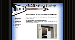 Desktop Screenshot of gitarrenschule-klotz.de